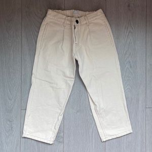 Laranjinha | Kids cream pants with pockets | Size 5